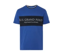 Придбати - чоловічу футболку  Футболка з принтом для чоловіка Livergy U.S. Grand Polo 453100 L синій