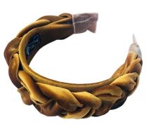 Придбати - обруч для волосся  Стильний обруч My Scarf оксамитовий золотий колір (510)