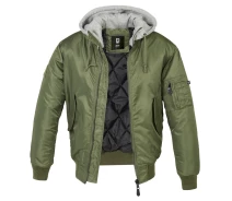 Придбати - куртку мужскую  Куртка Brandit MA1 Sweat Hooded S Оливковий (3150.136-S) (672b9c0fa1dcda29ec3fe3db)