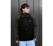 Придбати - куртку мужскую  Двоколірна куртка soft shell Staff nexu dark khaki & black logo (p101-0527-XS)