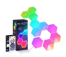 Придбати - настінний світильник  Модульний настінний світильник LED RGB 5V соты SAL-011B 10pcs Bluetooth USB with app White (70798)