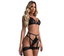 Придбати - жіночу еротичну білизну  Еротичний комплект Babydoll S/M S/M 8062-3
