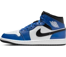 Придбати - чоловічий кросівок  Кросівки Nike AIR JORDAN 1 MID синьо-біло-чорні DQ8426-402 Розмір EU-40.5 (DQ8426-402_EU-40.5)
