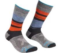 Придбати - чоловічу шкарпетку  Шкарпетки Ortovox All Mountain Mid Socks Warm Mns multicolour - 45-47 - сірий/помаранчевий (025.001.0126) (839359-01-KOLIDER)