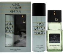 Придбати - мужскую парфюмерию  Jacques Bogart One Man Show (100мл edt + deo spray 150мл) (чоловіча) туалетна вода 150+100мл Набір