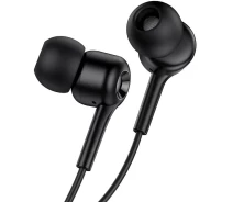 Придбати - навушники  Навушники провідні HOCO La musique universal earphones with mic M82 чорний