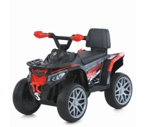 Придбати - дитячий електромобіль  Дитячий електричний квадроцикл Bambi Racer M 6125EBLR-3, до 3 км/год, 6V/800mA, екошкіра, червоний