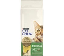 Придбати - корм для кота  Сухий корм для кішок Purina Cat Chow Sterilised з куркою 15 кг (7613032233051) - Оригінал! (721384-01-KOLIDER)