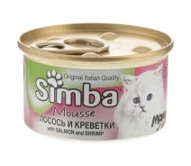 Придбати - корм для кота  Консерви для кішок Simba Cat Wet лосось та креветки 85 г (8009470009430) - Оригінал! (523510-01-KOLIDER)