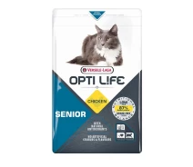 Придбати - корм для кота  Сухий беззерновий корм Versele-Laga Opti Life Senior для кішок з куркою 1 кг (413128)