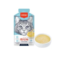Придбати - корм для кота  Вологий корм Wanpy Meat Broths Chicken для кішок суп з куркою 50 г (RAC-60)