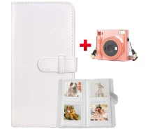 Придбати - фотоальбом  Фотоальбом білий для Fujifilm Instax Square на 80 фото + Чохол для фотоапарата Fujifilm Instax Square SQ1 Прозорий В Подарунок (album_sq80+CaseTransp_1)