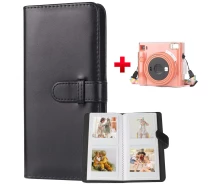 Придбати - фотоальбом  Фотоальбом чорний для Fujifilm Instax Square на 80 фото + Чохол для фотоапарата Fujifilm Instax Square SQ1 Прозорий В Подарунок (album_sq80+CaseTransp_5)