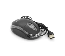 Придбати - мишку для ноутбука  Миша USB Merlion MS-Zero 2 кнопки кабель 115 см Black (MS-Zero)