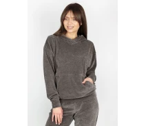 Придбати - жіноче худі  Худі жіночий Leinle FASHION COMFORT 1492 3XL Темно-сірий (1563) (68076bdfd3340243357ca19b)