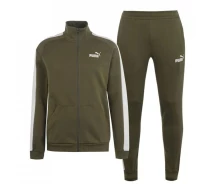 Придбати - чоловічий спортивний костюм  Спортивний костюм Puma Clean Fleece Olive / White S