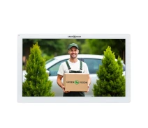 Придбати - відеодомофон  Кольоровий відеодомофон GreenVision GV-061-AHD-M-VD10SD TFT LCD Wi-Fi AHD AC 110-230V White
