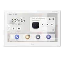 Придбати - відеодомофон  Відеодомофон з мікрофоном та динаміками Hikvision DS-KH9510-WTE1(B) 1024×600 10" IPS Білий