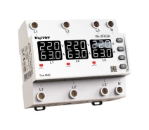 Придбати -  Реле напруги DigiTOP VA-3F63A M6W з контролем по струму (00000051093)