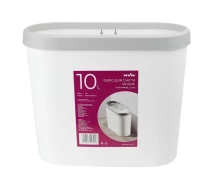 Придбати - мусорное ведро  Відро для сміття MVM BIN-08 10 л Біле (BIN-08 10L WHITE)