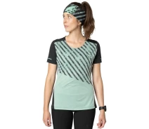 Придбати - жіночу футболку  Жіноча футболка Dynafit Alpine 2 W S/S Tee L Чорний-Зелений (016.002.2758)