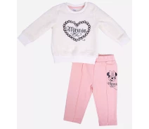 Придбати - комплект для малюків  Комплект Minnie Mouse Disney 80-86 см (12-18 міс) MN18371 Біло-рожевий 8691109924643