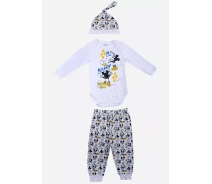 Придбати - комплект для малюків  Комплект Mickey Mouse Disney 62-68 см (3-6 міс) MC18314 Білий 8691109923707