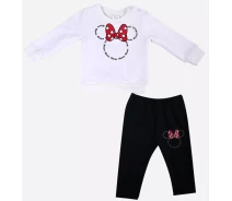 Придбати - комплект для малюків  Комплект Minnie Mouse Disney 68-74 см (6-9 міс) MN18379 Біло-чорний 8691109924988