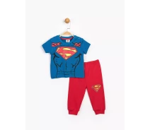 Придбати - комплект для малюків  Комплект (футболка, штани) Superman DC Comics 18-24 місяців (86-92 см) синьо-червоний SM14059