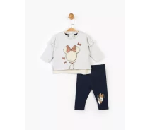 Придбати - комплект для малюків  Спортивний костюм Minnie Mouse 6-9 міс (68-74 см) Disney (ліцензований) Cimpa сірий синій MN14604