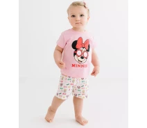 Придбати - комплект для малюків  Комплект (футболка, шорти) Minni Mouse 98 см (3 роки) Disney MN17335 Біло-рожевий 8691109876225