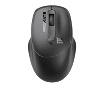 Придбати - мишку для ноутбука  Миша бездротова оптична Promate UniGlide 1600dpi на батарейках Black