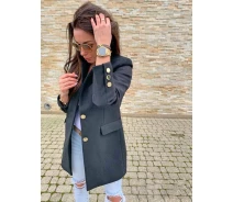 Придбати - жіноче пальто  Fashions Пальто жіноче Cindy Fashions 42-44 чорний (9159-мо)