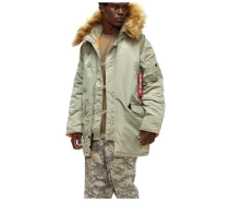 Придбати - куртку мужскую  Куртка N-3B Slim Fit MJN31210C1-Dark.Khaki ALPHA INDUSTRIES XS Хакі