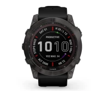 Придбати - смарт-годинник  Смарт-годинник Garmin Fenix ​​7X Sapphire Solar Carbon Gray DLC Titanium with Black Band (010-02541-10/11/34)