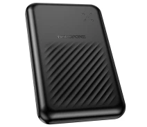 Придбати - універсальну мобільну батарею  Power bank Borofone BJ30 10000 mAh PD20W+QC3.0(22.5W) з швидкою зарядкою повербанк 2xUSB Black