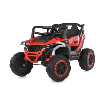 Придбати - дитячий електромобіль  Електромобіль джип Bambi Racer M 6141EBLR-3, чевоний, 2×25W, 12V, шкіряне сидіння, EVA, пульт, Bluetooth