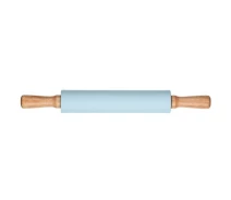 Придбати - кондитерские принадлежности  Скалка Ardesto Tasty baking 43,5 см Silicon/Wood Tiffany Blue (AR2323T)