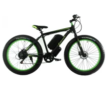 Придбати - електровелосипед  Електрофетбайк E-motion Fatbike GT 48V 16Ah 1000W чорно-зелений (EFAT-GT48151000BG)
