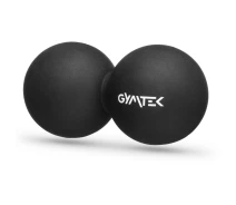 Придбати - масажний м'яч  Масажний м'яч Gymtek 63 мм подвійний чорний