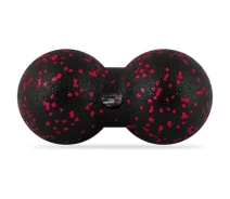 Придбати - масажний м'яч  Масажний м'яч PowerPlay PP-4352 Epp foam peanut ball (d8х16cm) Чорно/Червоний (PP_4352_Red_8*16) (896640-01)
