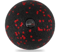 Придбати - масажний м'яч  Масажний м'яч PowerPlay PP-4350 Epp Massage Ball (d8) Чорно/Червоний (PP-4350_Red_d8)