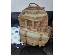 Придбати - рюкзак  Тактичний рюкзак Alone wolf з підсумками 70-80л (Пісочний)