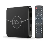 Придбати - HD-медіаплеєр  Смарт ТВ приставка X98 Plus 4/64 Гб Smart TV Box Android 11 (554-1)