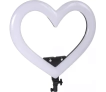 Придбати - кільцеве світло  Кільцева LED лампа Heart 48см з гнучким кріпленням для смартфона