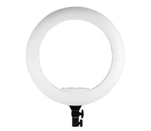 Придбати - кільцеве світло  Селфі-кільце PLOKAMA LED PK-460 з діаметром 46 см, 416світлодіодів, 2700K–6500K, метал, ABS-пластик, 45 Вт, чорне