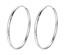 Придбати - срібну сережку  Круглі сережки великі Le Cercle AiNome (1513-2019)