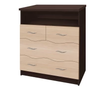 Придбати - комод  Комод Кантрі Хвиля МАКСІ-МЕБЛІ Венге мегія/Дуб молочний (10843)