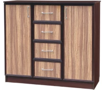 Придбати - комод  Комод Прем'єр МДФ накладки декор (плюс) МАКСІ-МЕБЛІ Венге магія/Дуб сонома (12459)