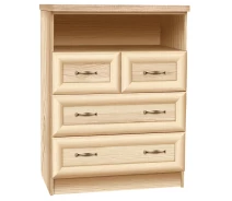 Придбати - комод  Комод Кантрі МДФ накладки профіль МАКСІ-МЕБЛІ Родос світлий (12471)